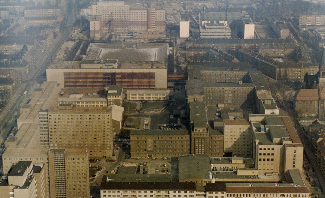 Luftbild vom Stasi-Gelände